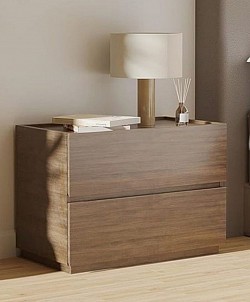 walnut bedside